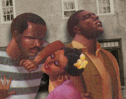 Poster with actors from the musical: Scenes of Life